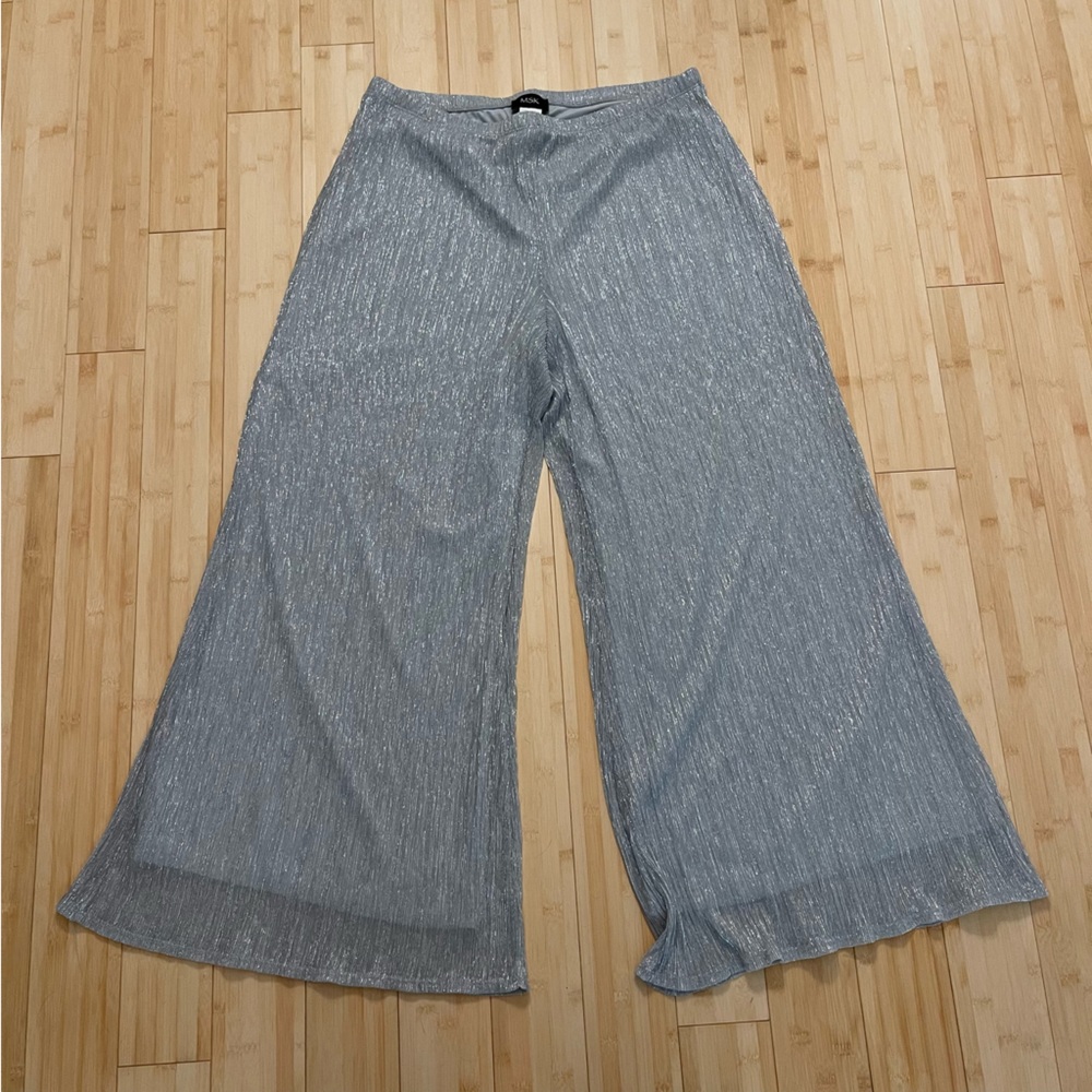 Metallic Silver Pants - Size XXL